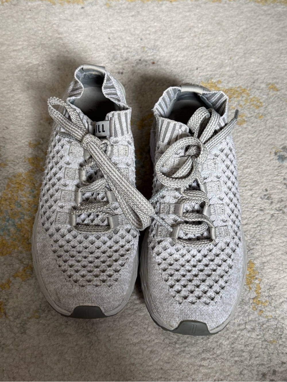 NOBULL Light Gray Knit Athletic Shoes